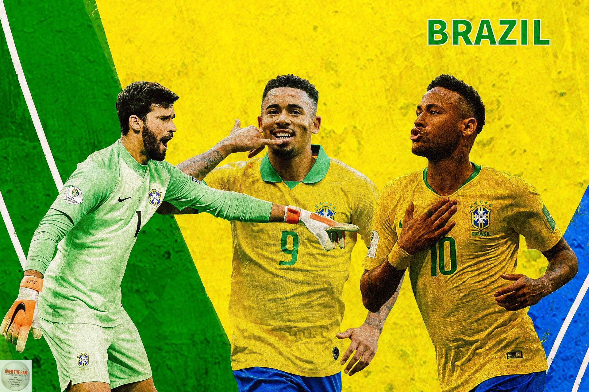Brazil National Football Team Alisson Richarlison Neymar Wallpaper