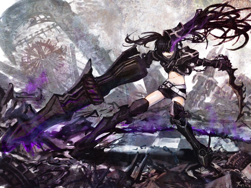 Anime Black Rock Shooter She S Going Crazy Again Other HD
