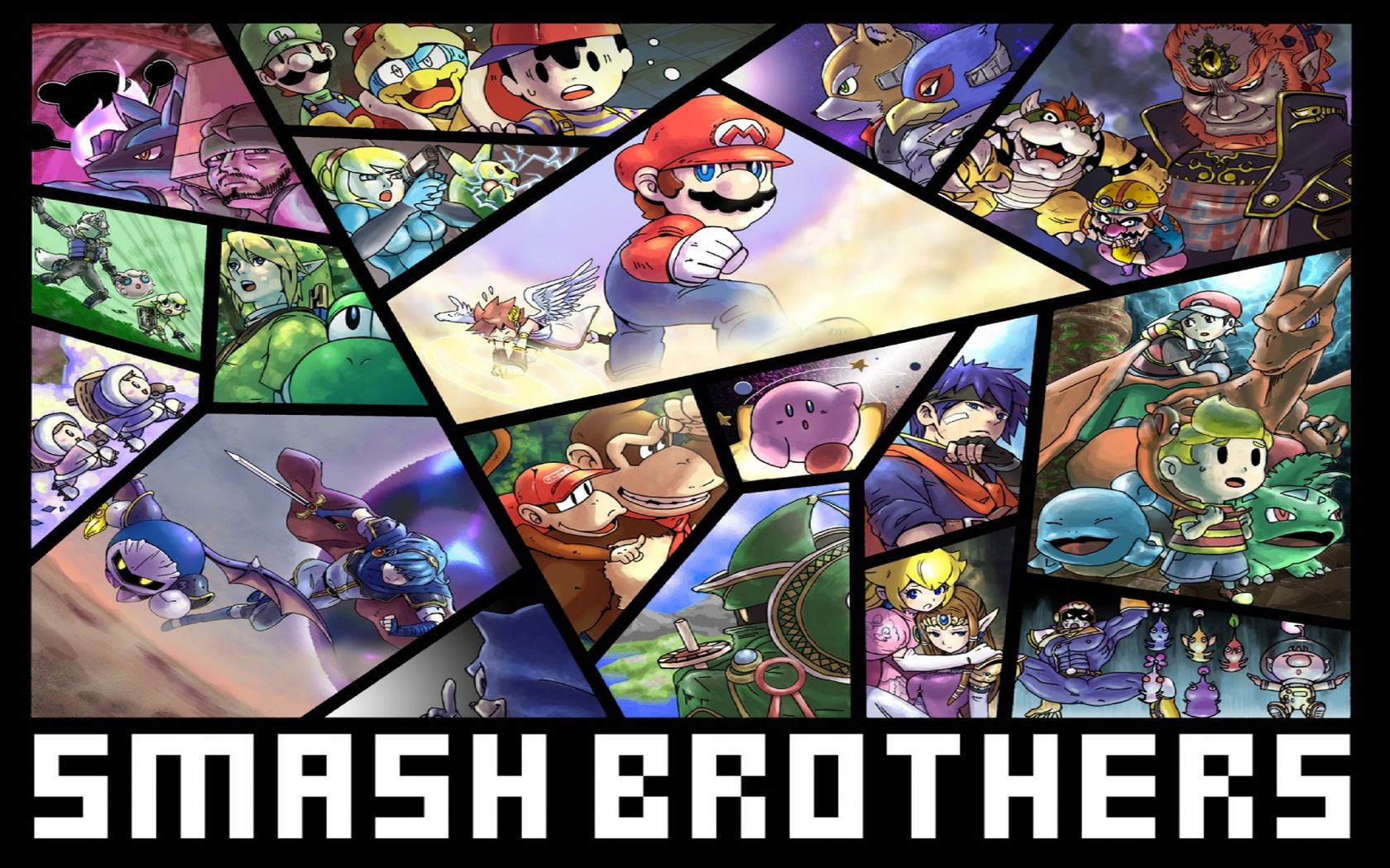 Super Smash Bros Puter Wallpaper Desktop Background