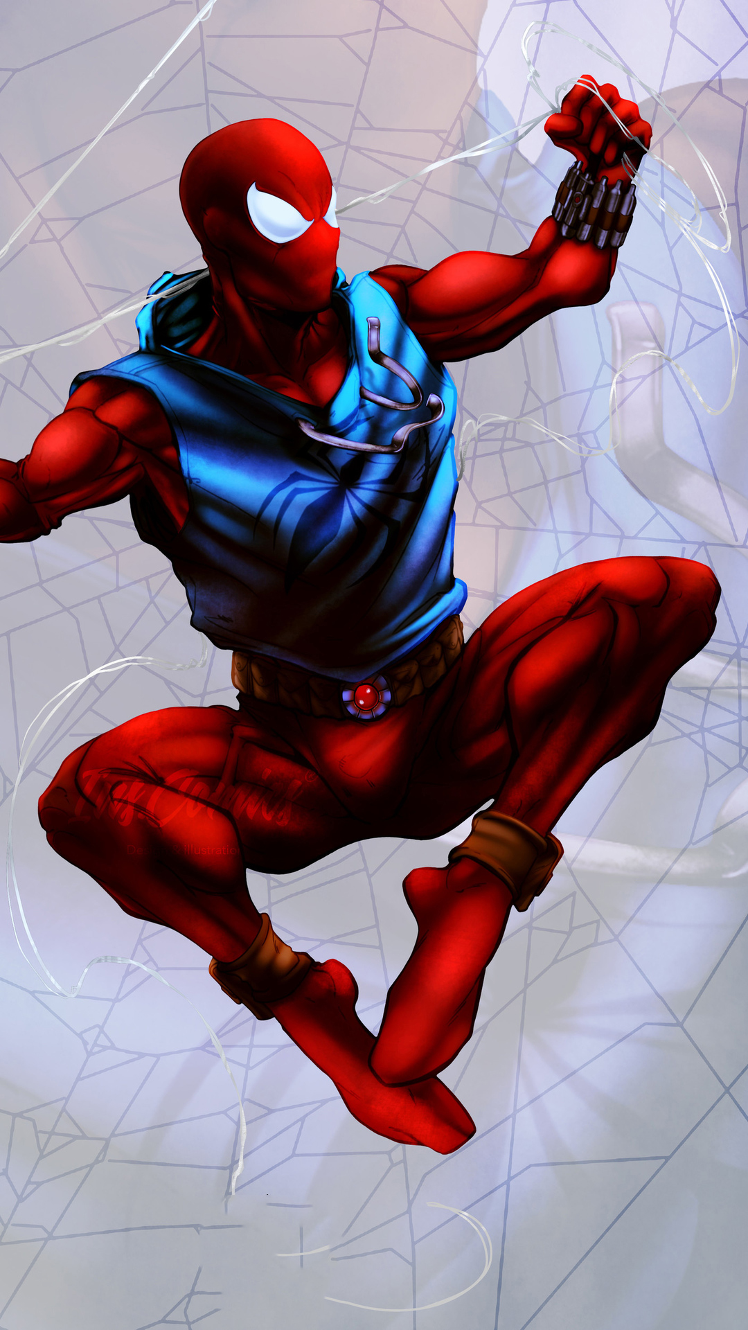 Scarlet Spider Wallpaper