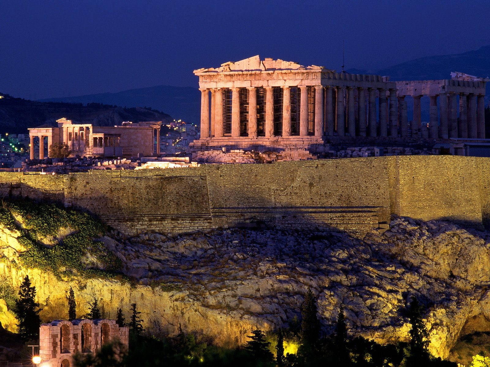 athens greece acropolis hd wallpaper for your desktop background