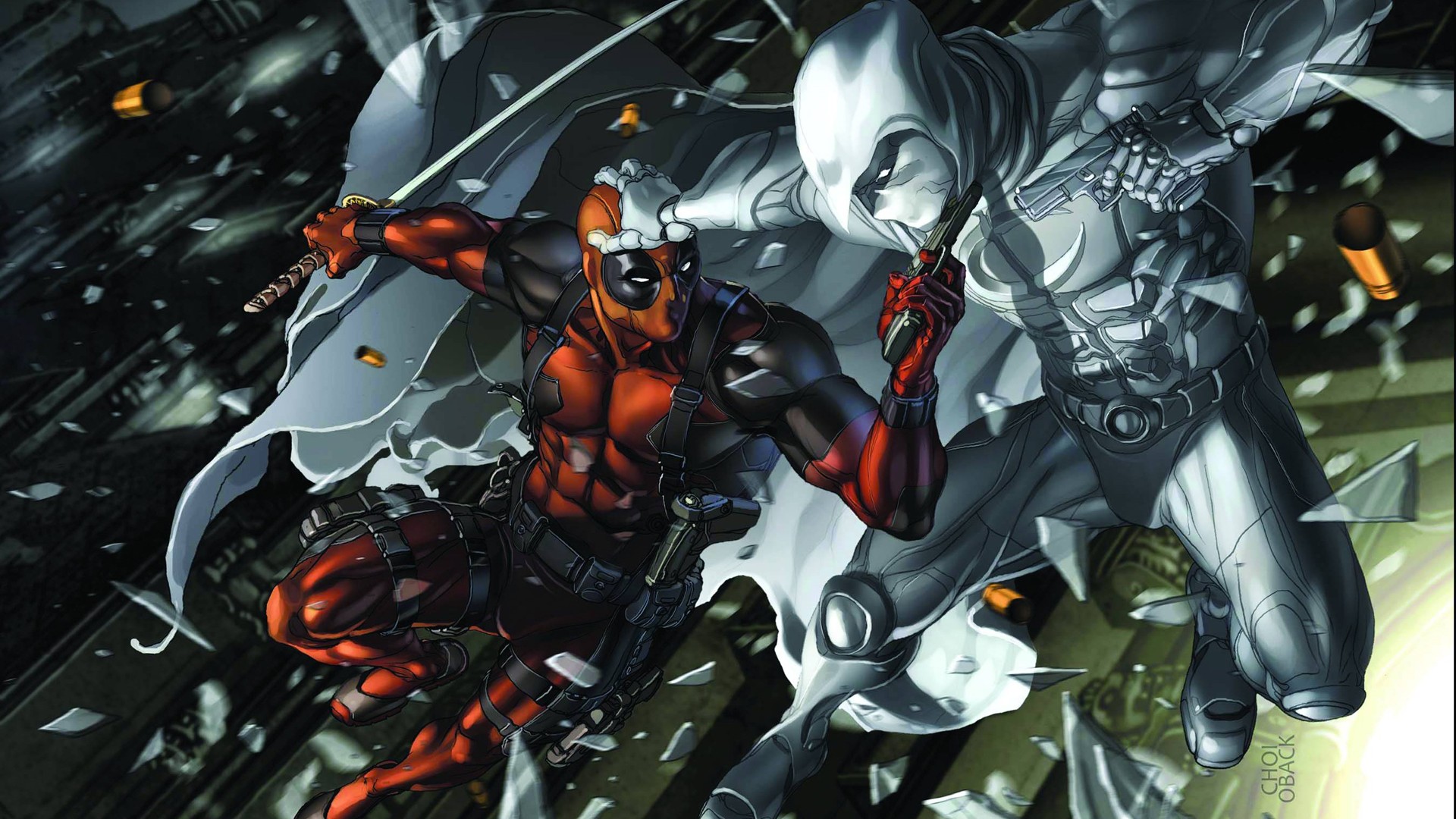 Ics Deadpool Merc With A Mouth Moon Knight Wallpaper