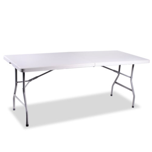 Carboot Exhibition Wallpaper Canteen Plastic Folding 6ft Table