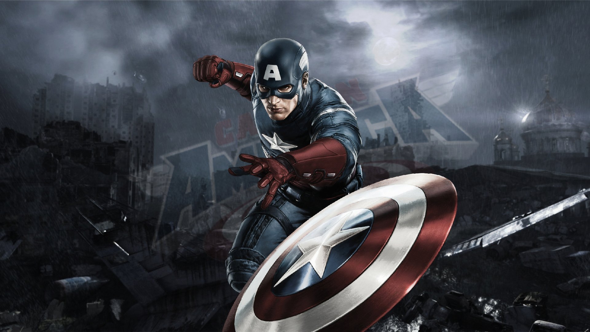 Comic Captain America 4k Ultra HD Wallpaper