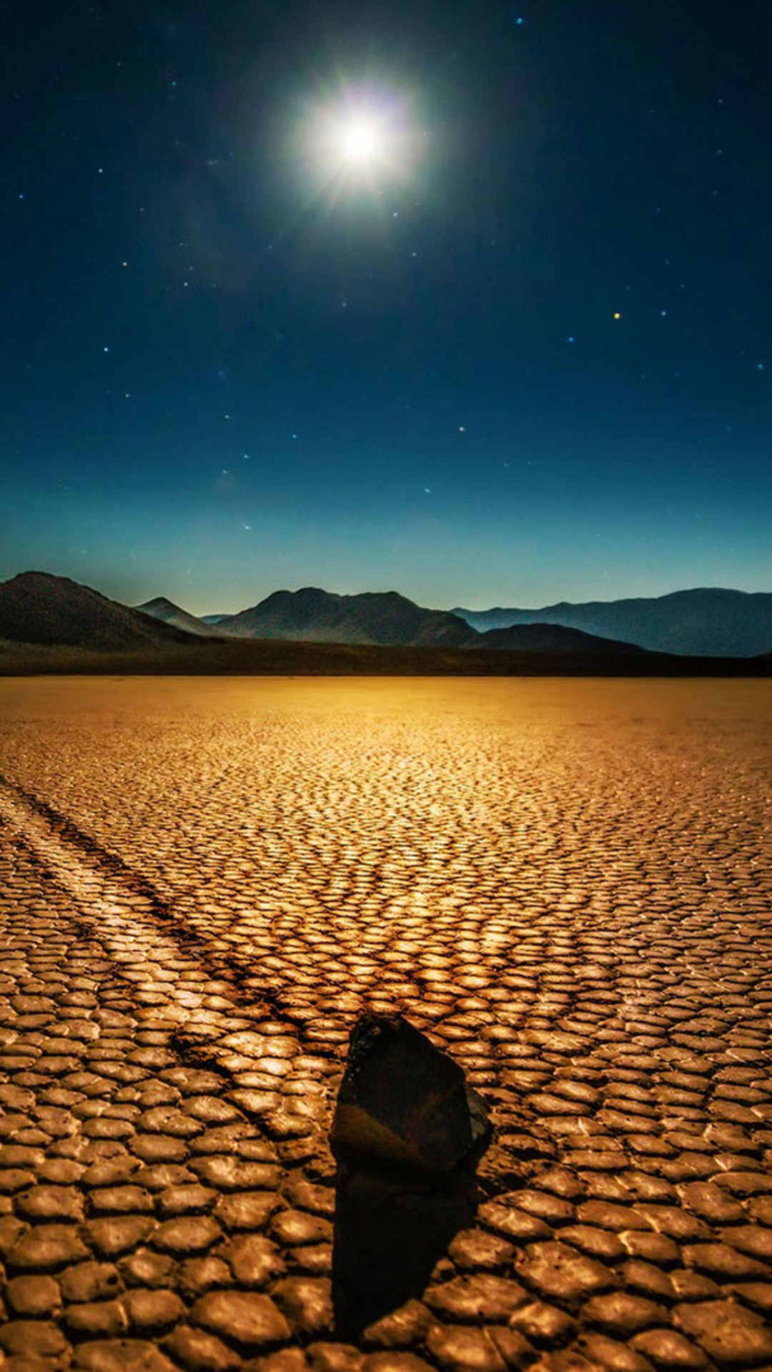 Death Valley National Park Moonlight iPhone Wallpaper