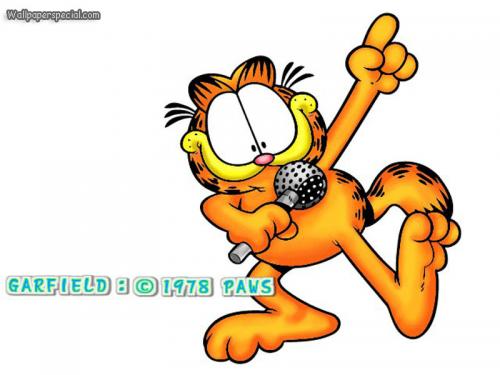 Widescreen Garfield Wallpaper