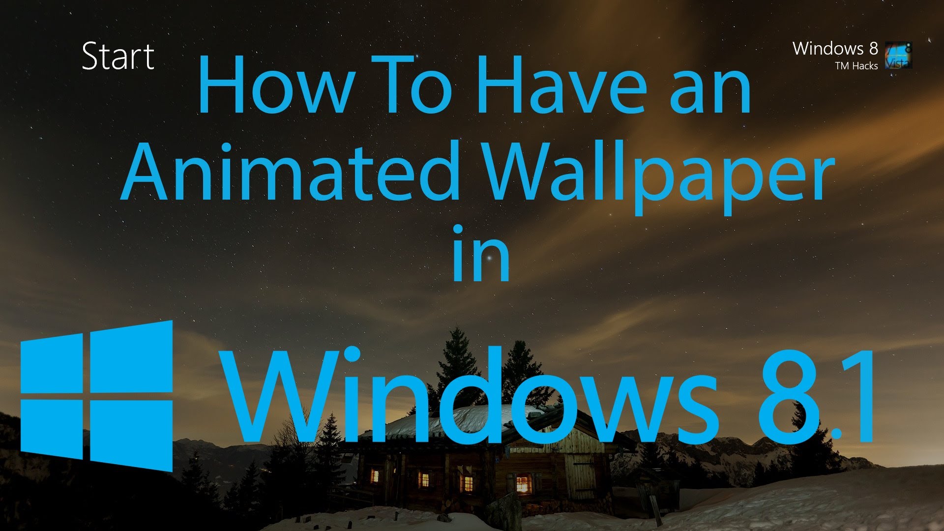 Have An Animated Wallpaper In Windows