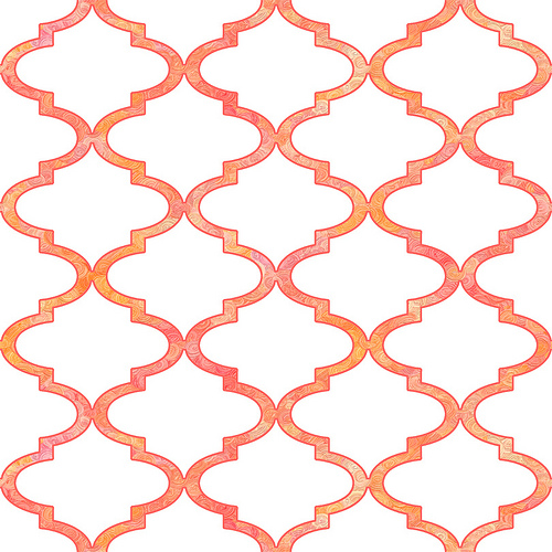 Patterned Rose Moroccan Quatrefoil Design Detail Photo