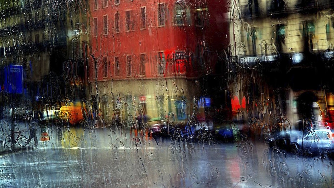 rainy day wallpapers glass street heavy rain beautiful photo on