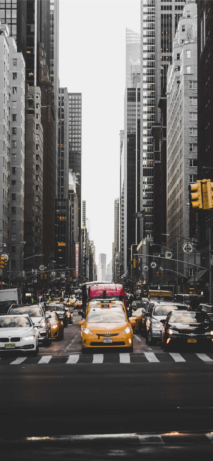iPhone X Ny City Midtown Manhattan Background Wallpaper