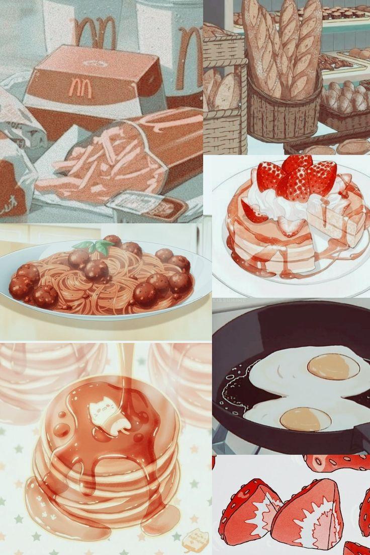 Aesthetic Anime Food Wallpaper Cute
