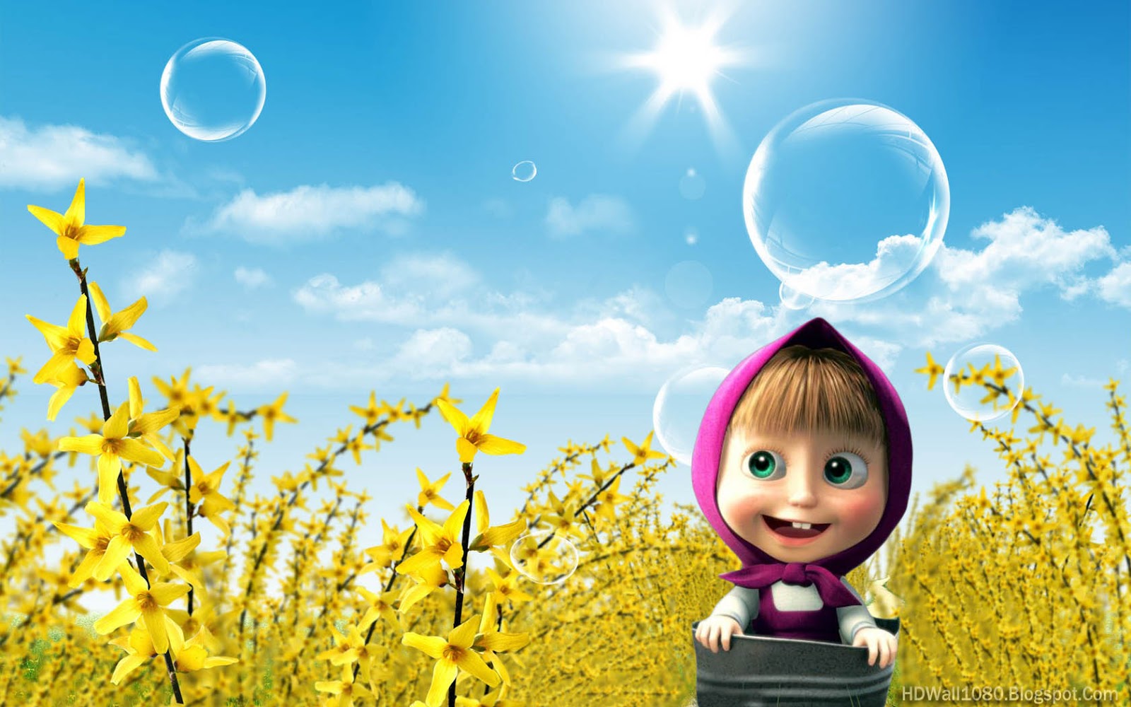 Masha And The Bear HD Wallpaper