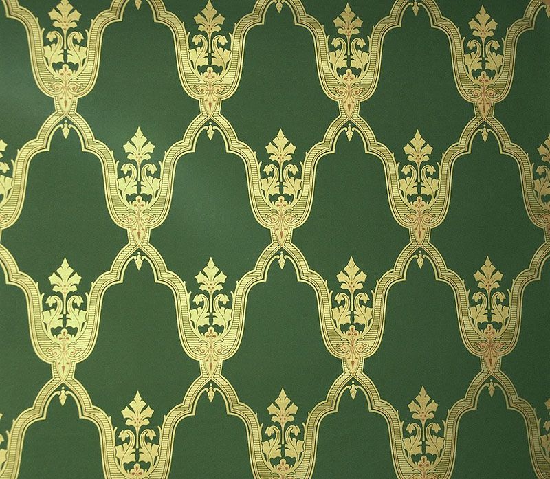 Melias Wallpaper Green Historical Collection
