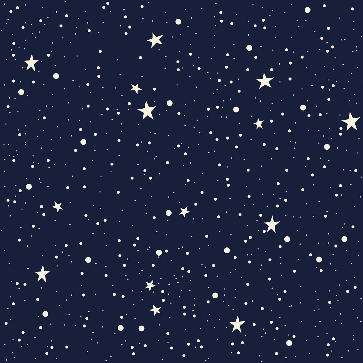 Amazon Amazing Wall Night Sky Moon And Stars Pattern Shiny
