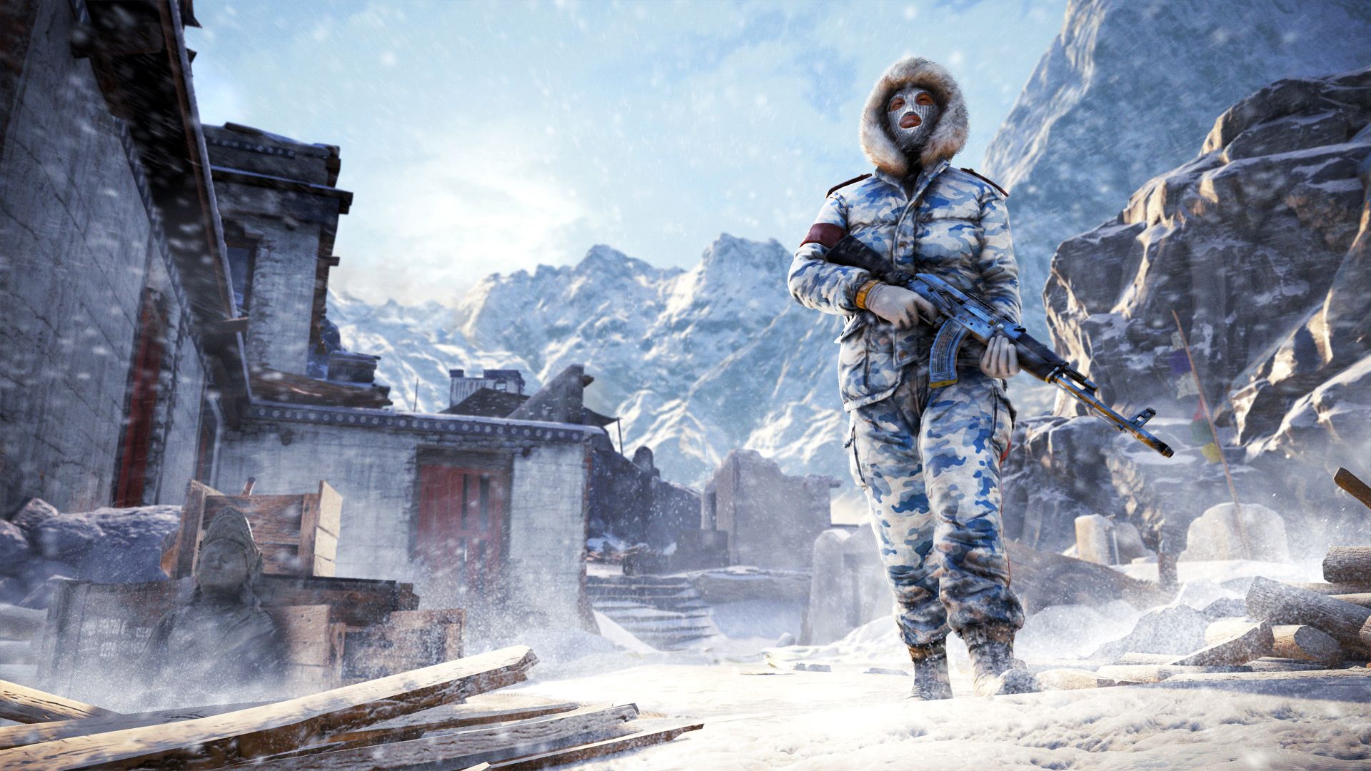 Snowy Scenery In Far Cry Kyrat Ubisoft Gdk
