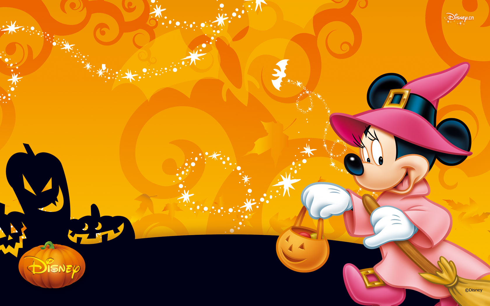 Mickey Mouse Halloween HD Wallpaper Background