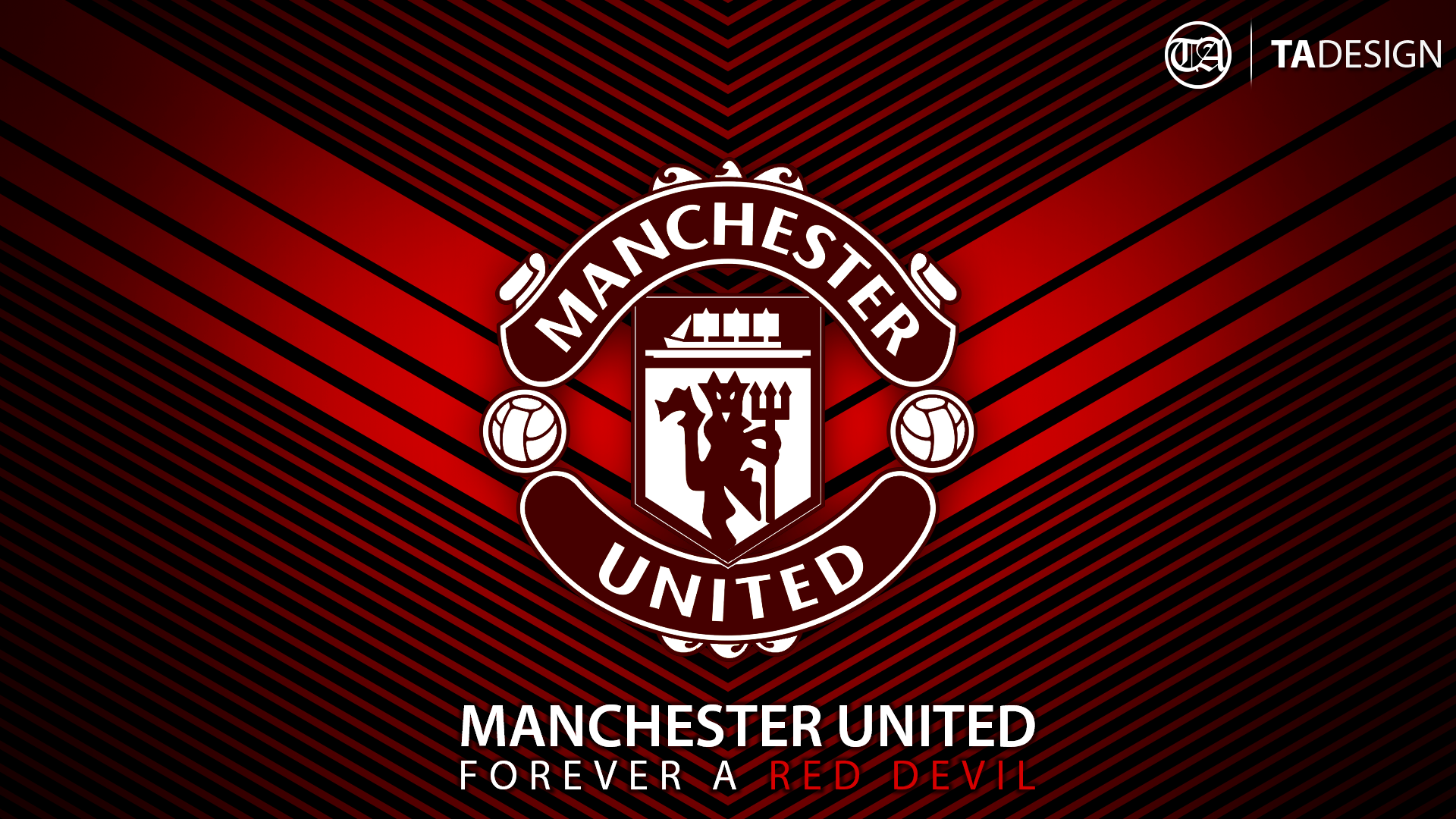 Man Utd Wallpaper Forever A Red Devil By Tauseen On