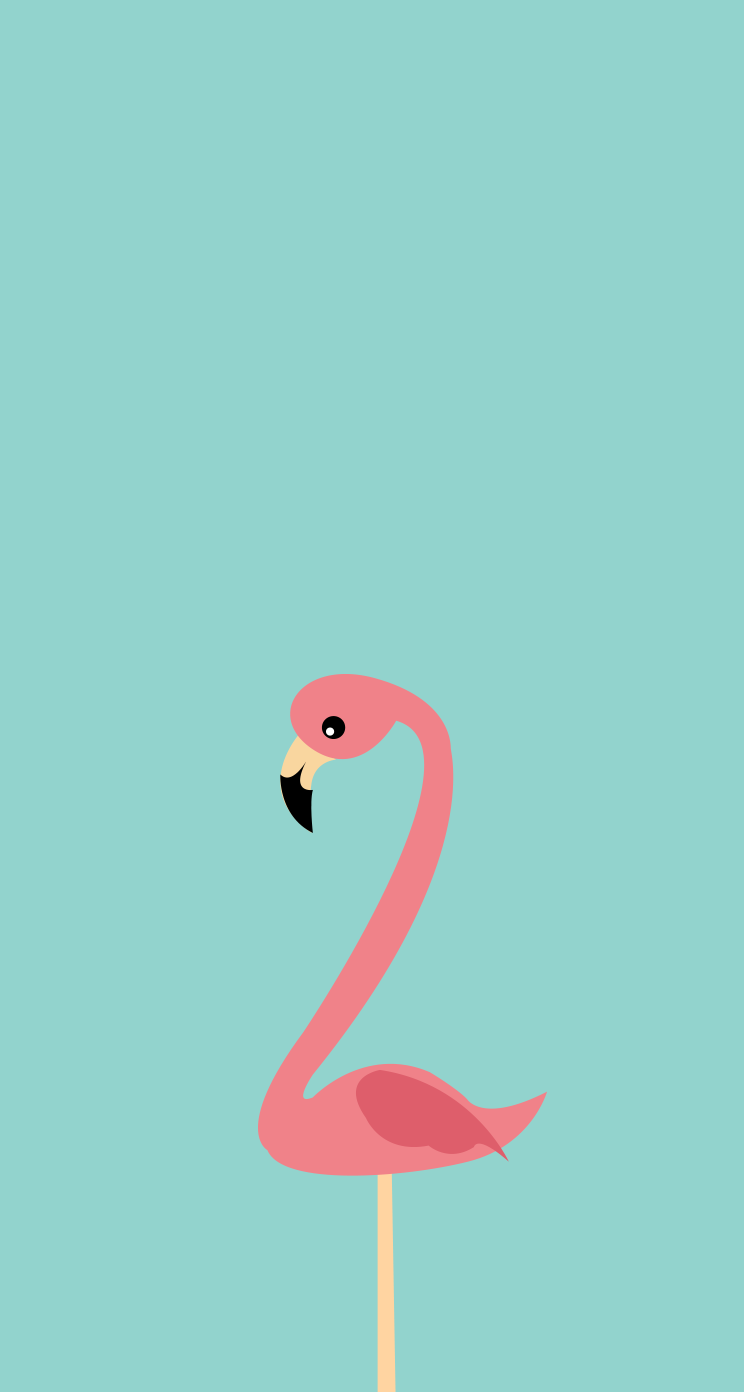 New Summer Flamingo iPhone Wallpaper Perfectly Missmatched