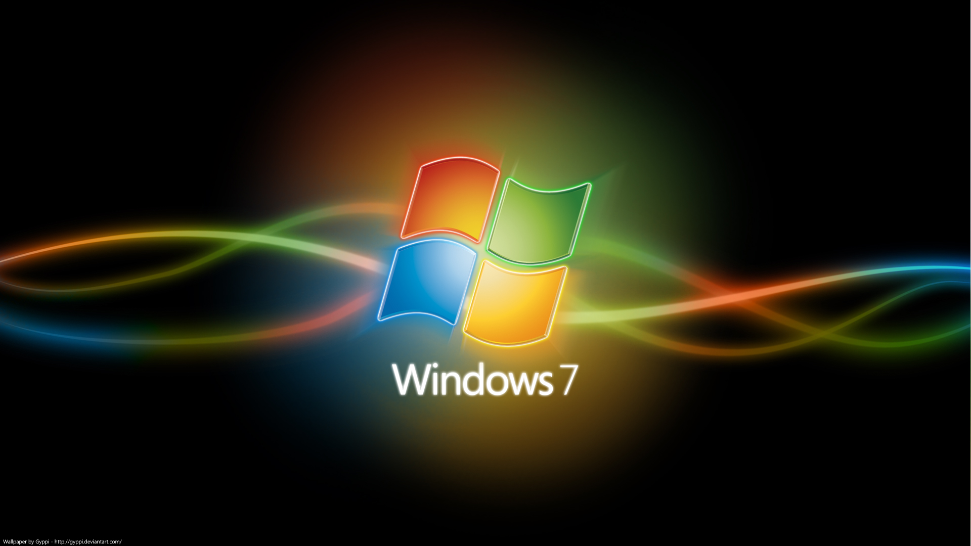 Windows Seven Background On
