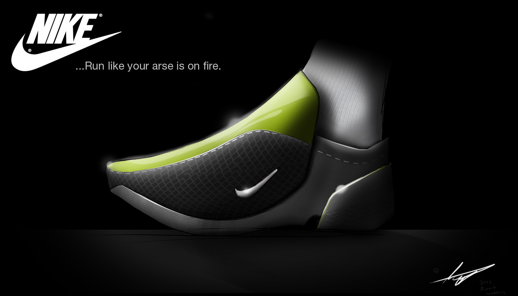 nike running shoes ad