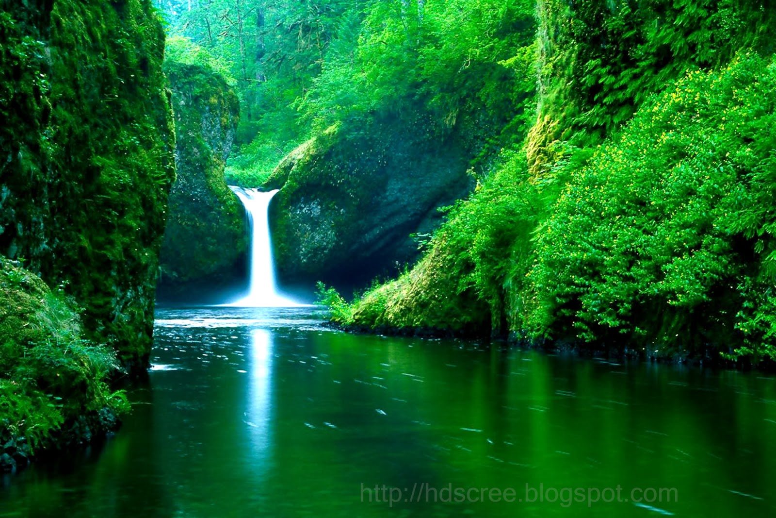 Beautifull HD Wallpaper Of Water Fall Screensaver