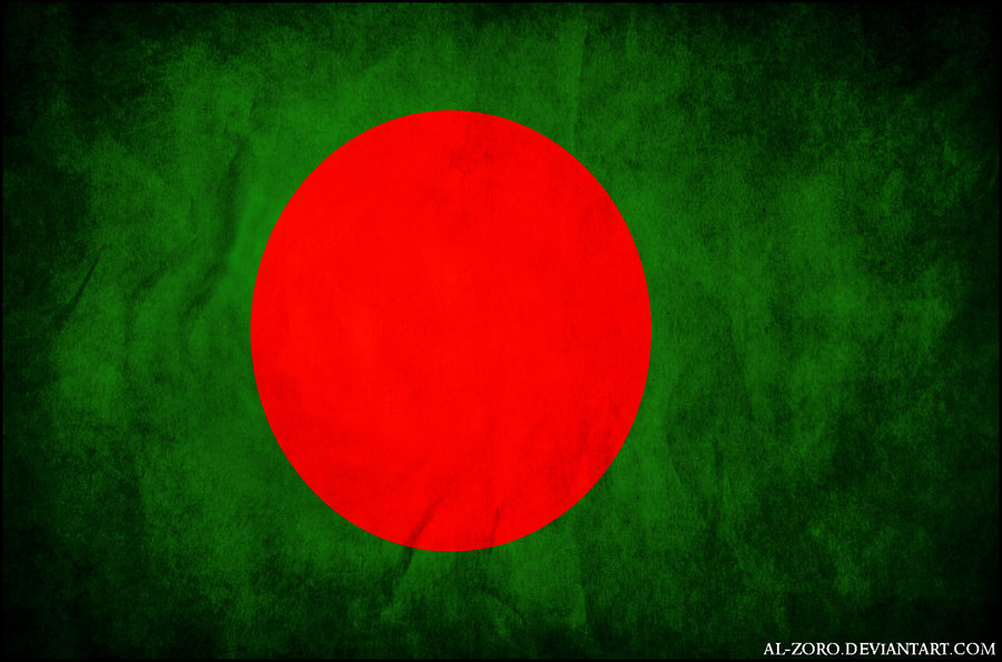 Grunge Flag Of Bangladesh By Al Zoro