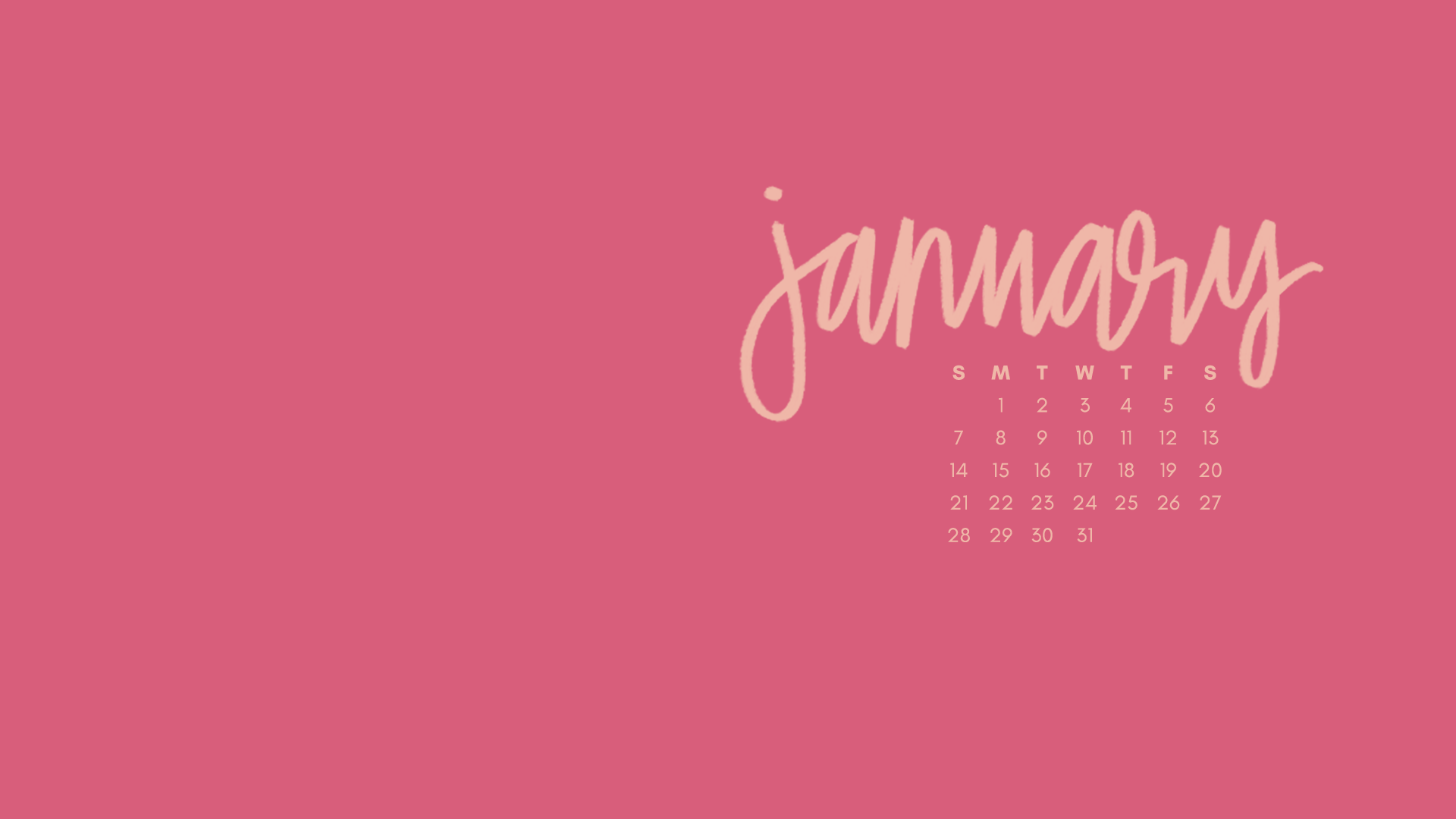 January 2018 Wallpapers Folder Icons   Whatever Bright 1920x1080
