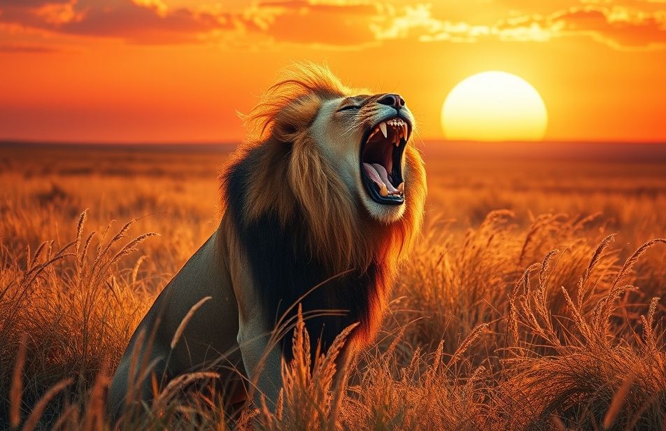 Lion Roar Wallpaper