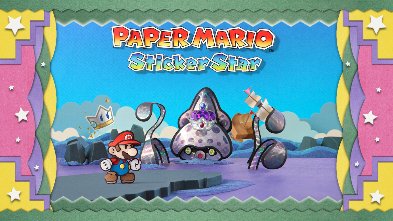 Star Wallpaper Paper Mario Sticker