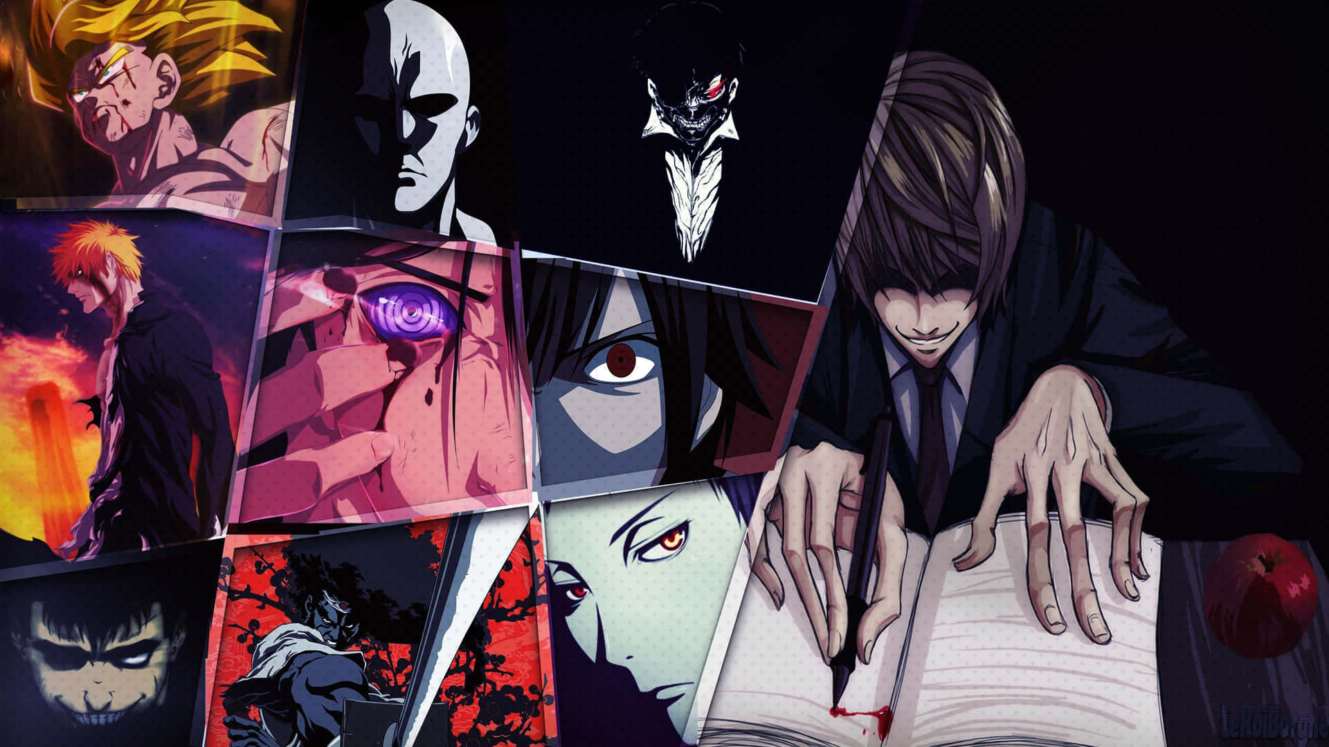 Black Anime Aesthetic Pc Wallpaper
