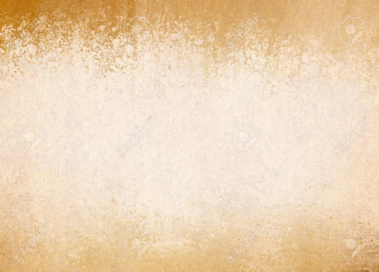 Old Yellowed Paper Background With Vintage Texture Layout Off
