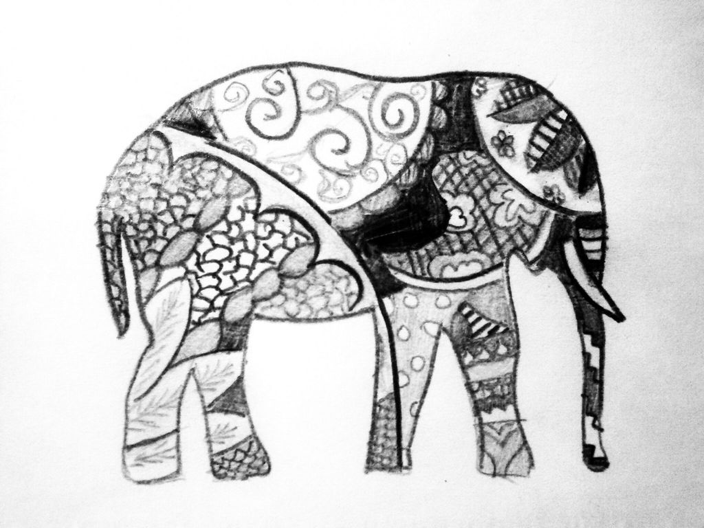 Go Back Image For Aztec Elephant Wallpaper