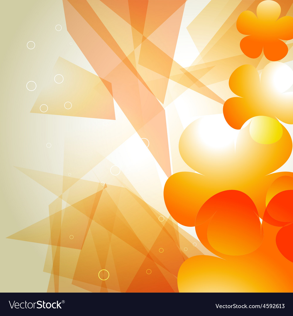 Orange Color Abstract Background Royalty Vector Image