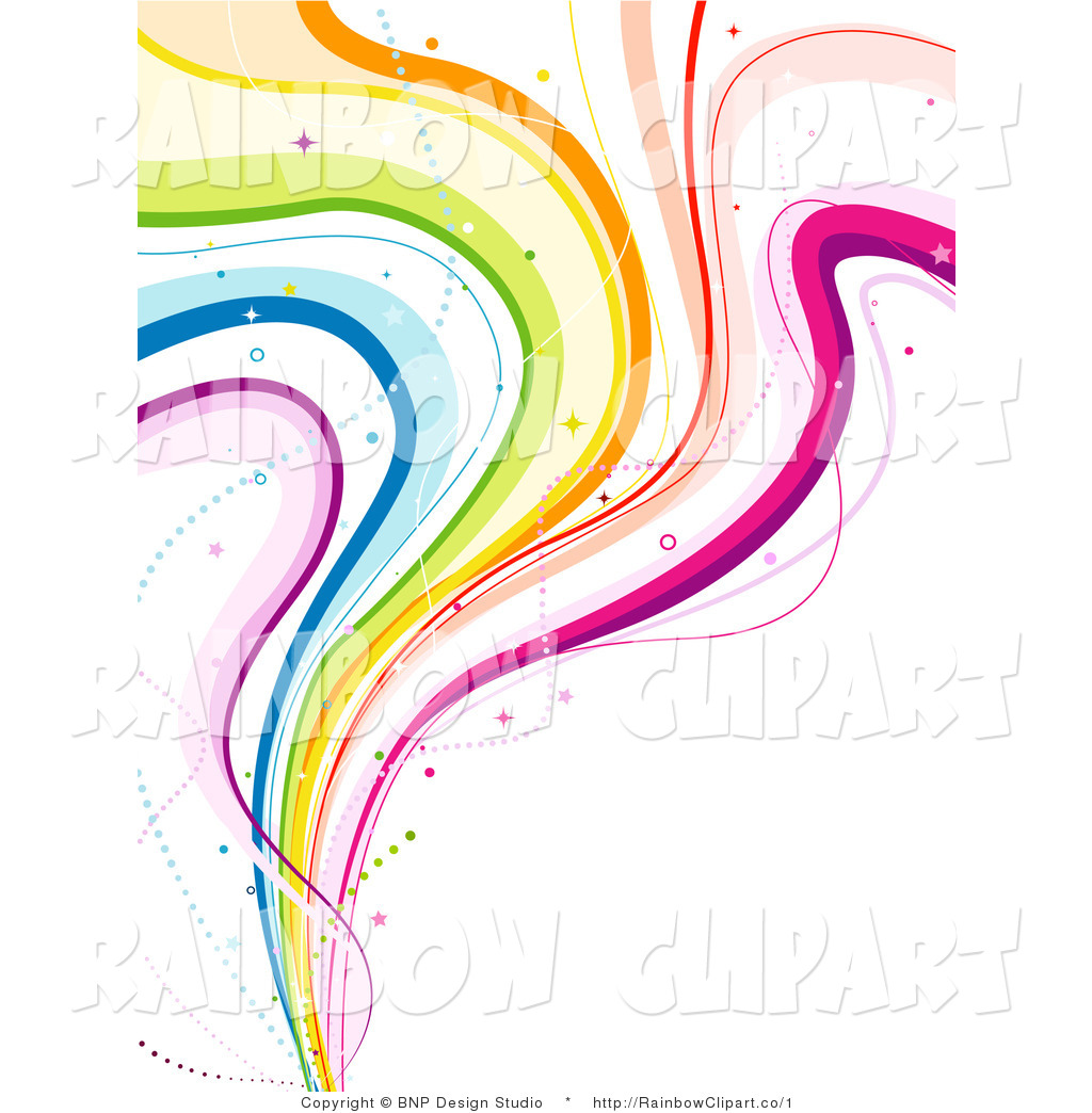 Vector Clip Art Of A Colorful Tornado Rainbow Background