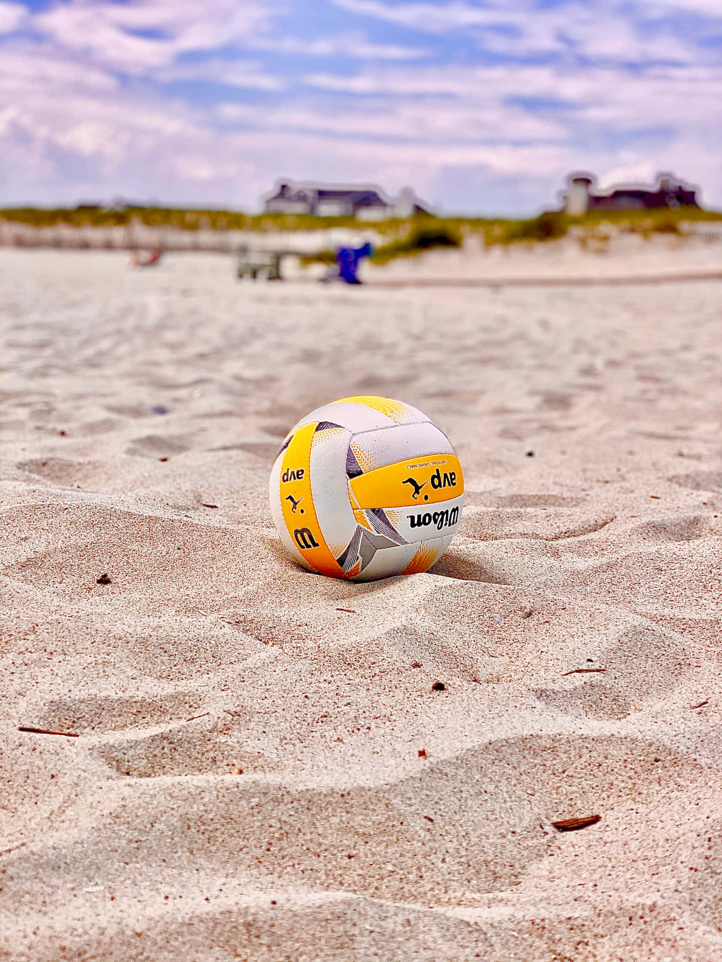 This Volleyball Ball Is Ready For Some Epic Plays Wallpaper