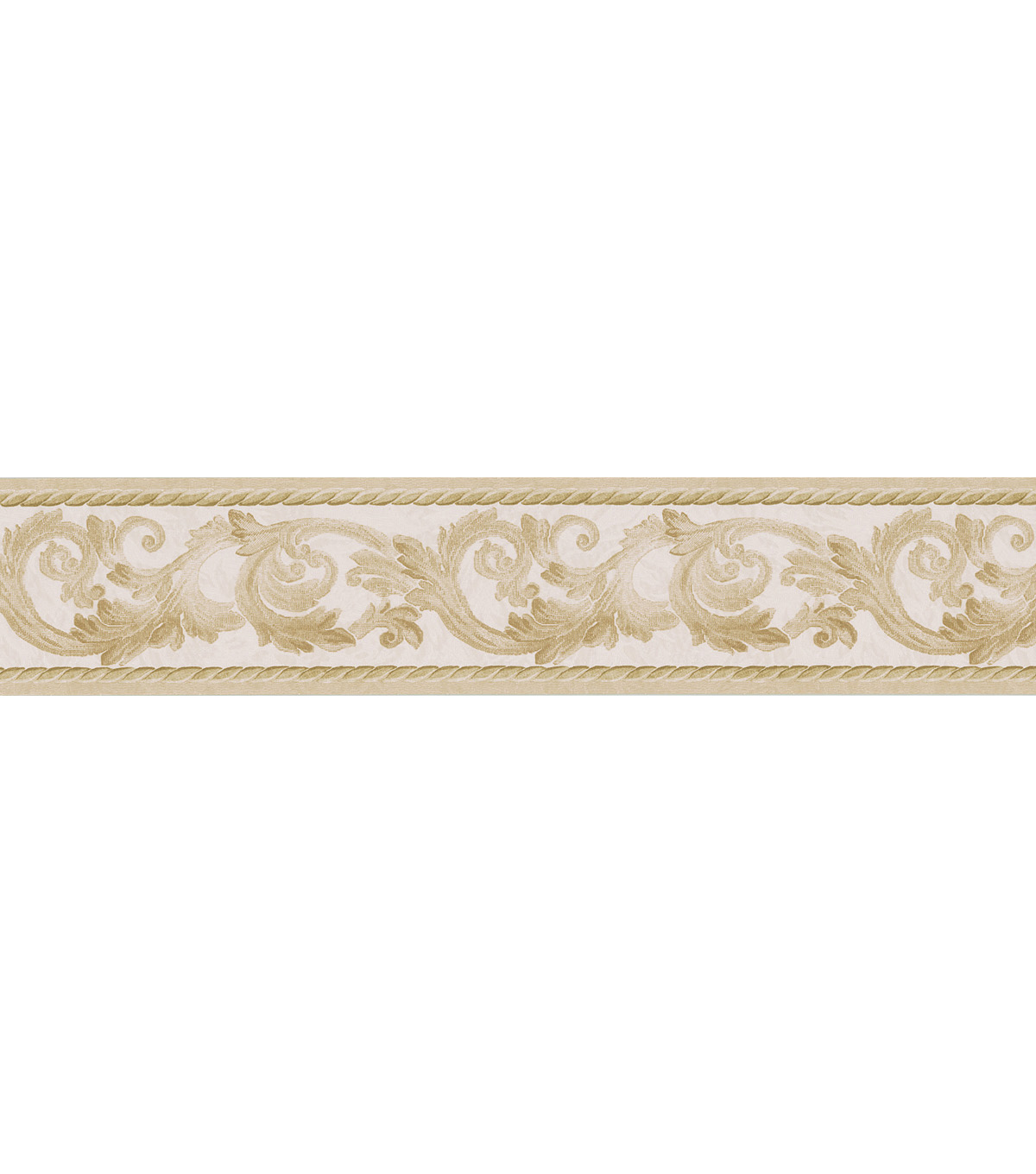 Scroll Rope Wallpaper Border Gold Sample Joann