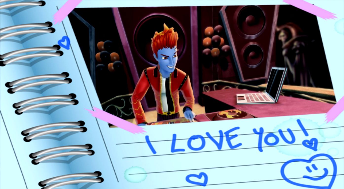 Monster High Frankie Stein And Holt Hyde In Love Wallpaper