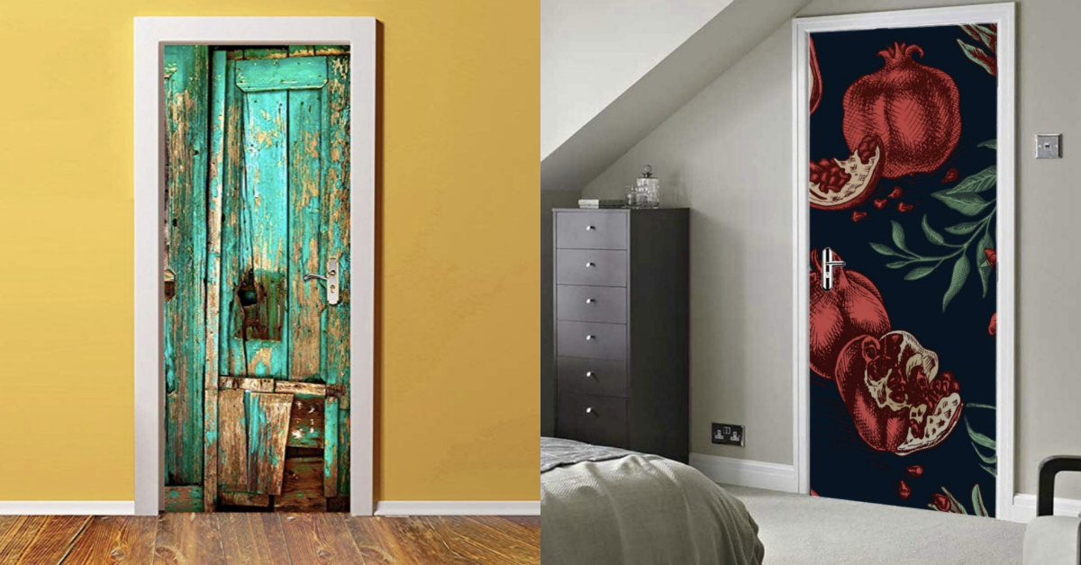 Best Decorative Door Wallpaper Adhesives To Brighten Up Any