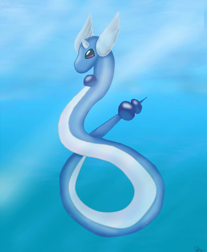 Dragonair Added Background By Cheezitss