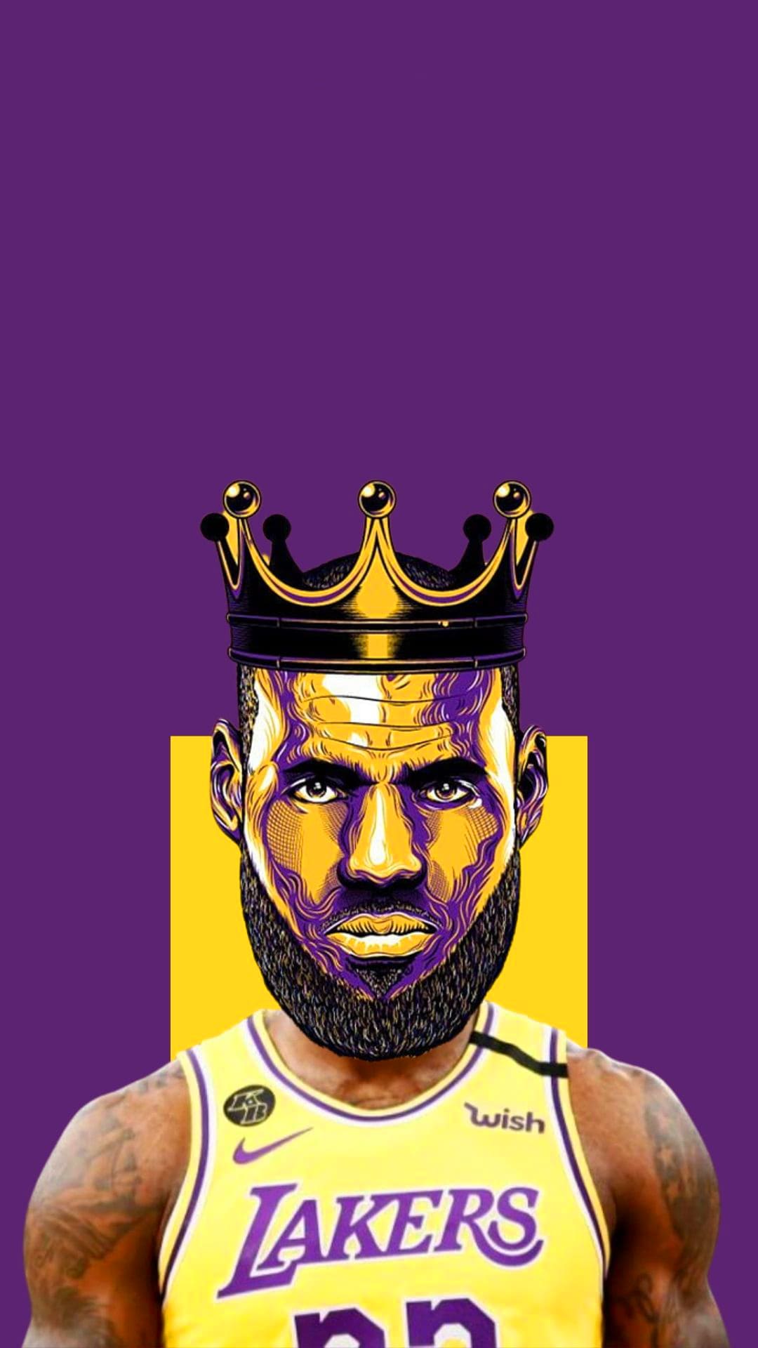 King Lebron James Wallpaper