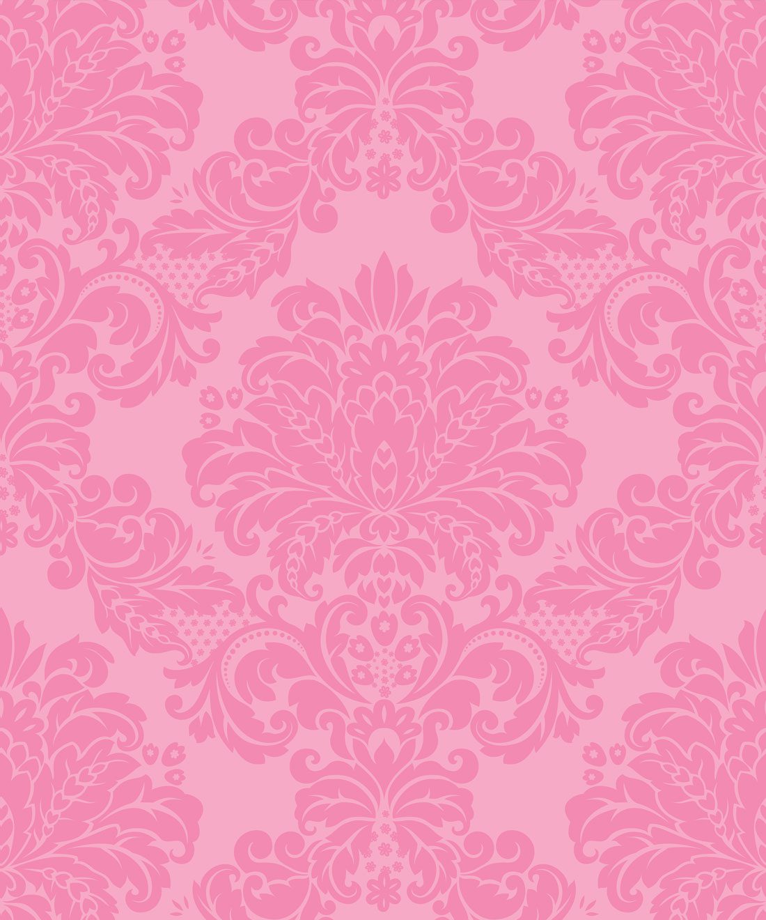 Pink Damask Wallpaper Bright Bold Sexy Opulent Milton King
