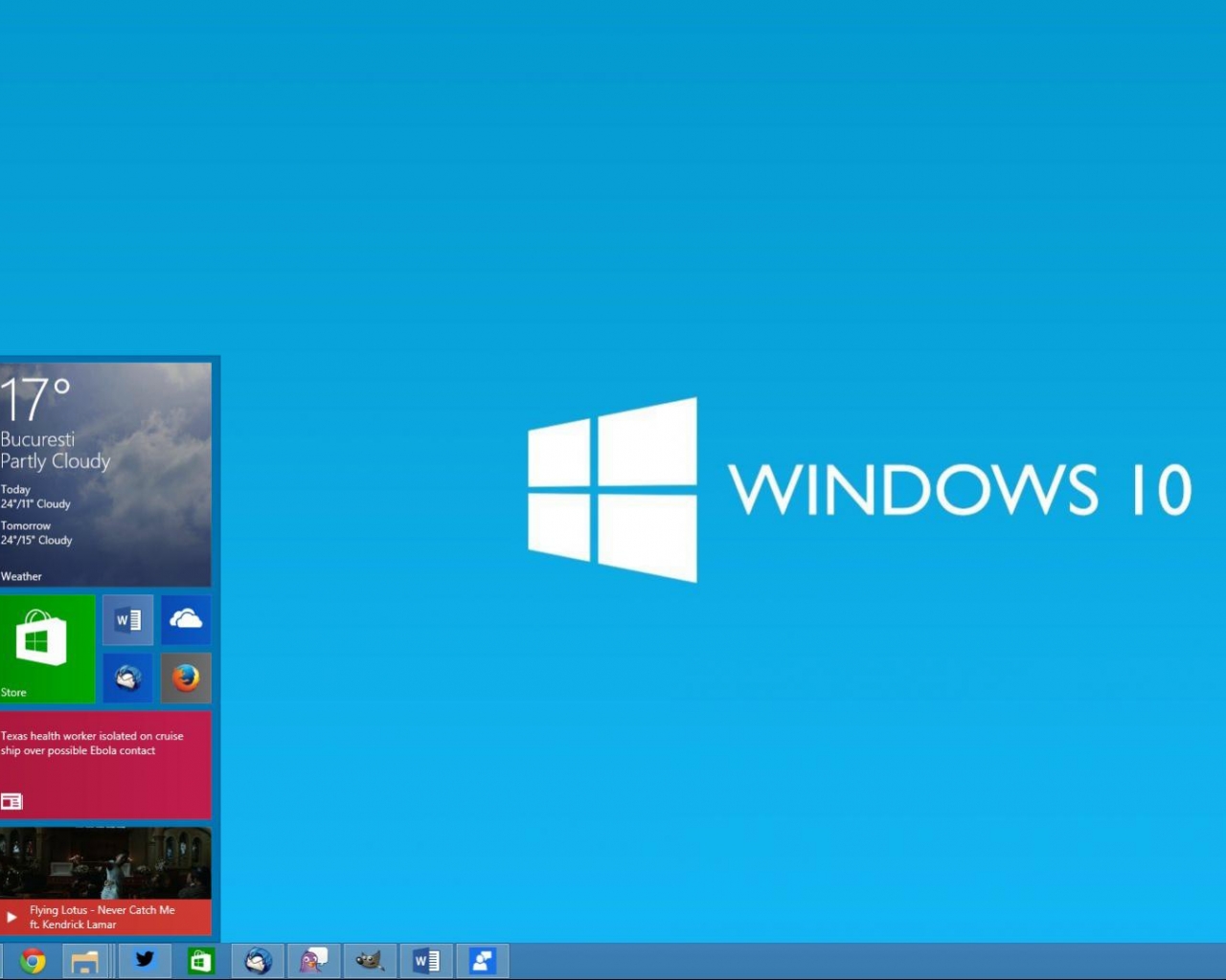 Windows Microsoft Operating System Fake Desktop