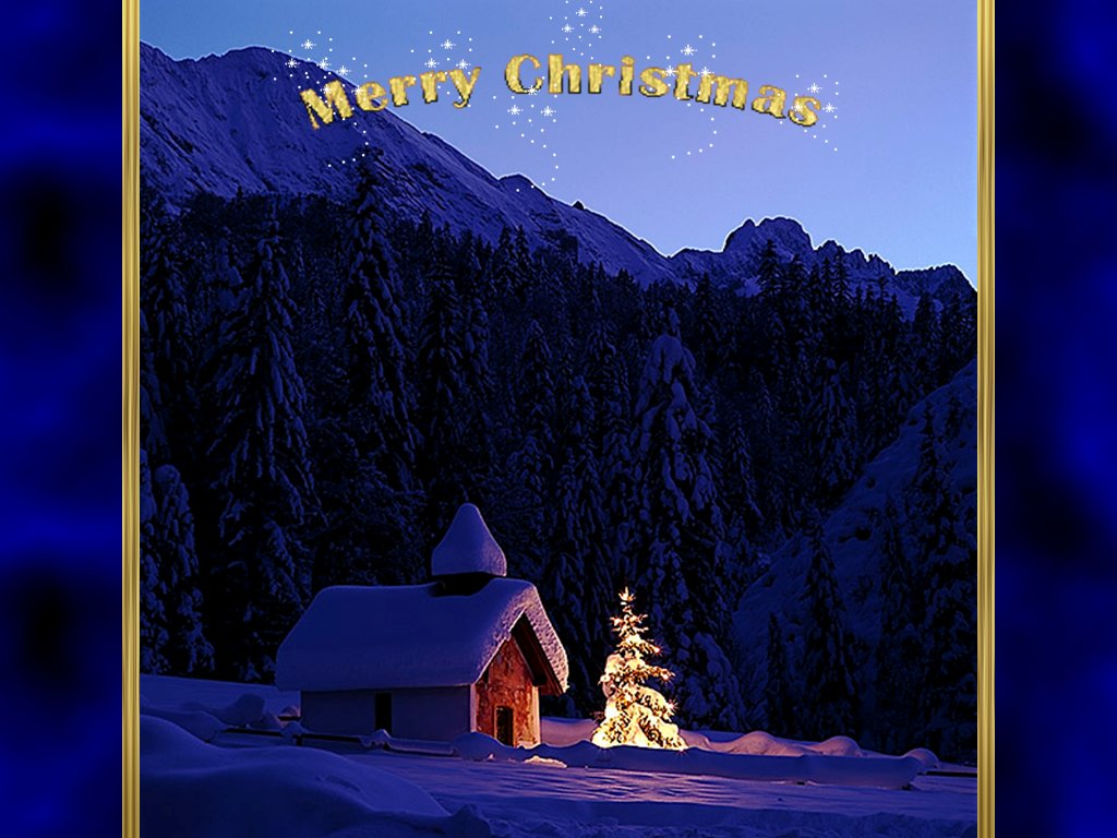 Christmas cabin wallpaper   ForWallpapercom