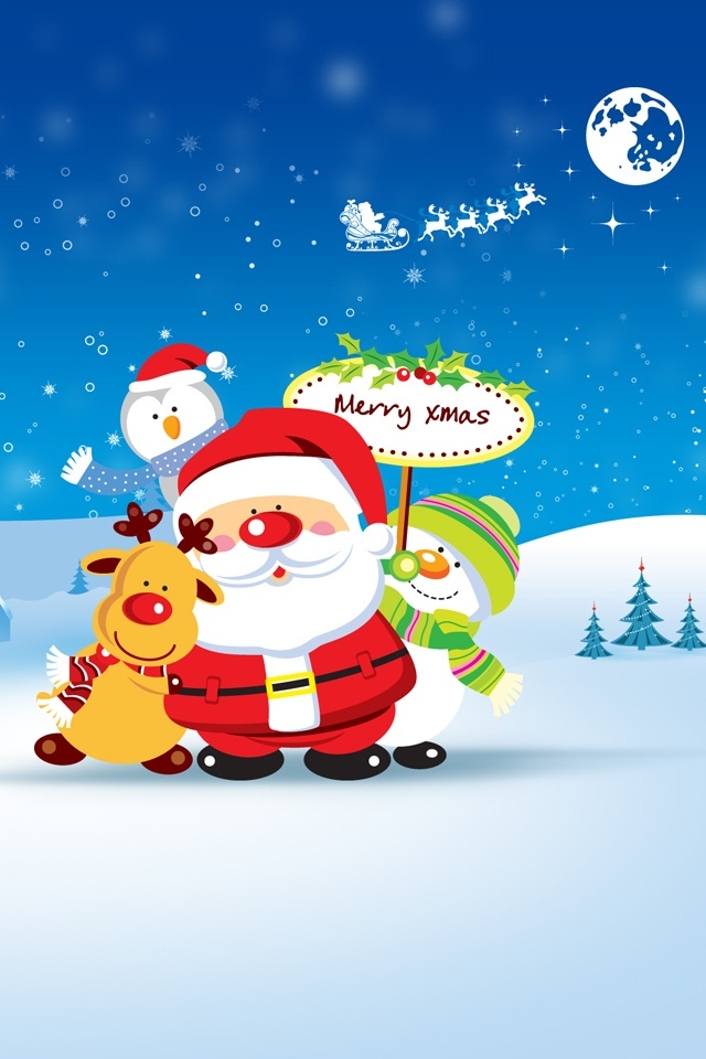 Free Download Merry Christmas Wallpaper For Iphone Iphone Wallpaper Gallery 640x960 For Your Desktop Mobile Tablet Explore 50 Live Christmas Wallpaper For Ipad Apple Christmas Wallpaper For Desktop Christmas