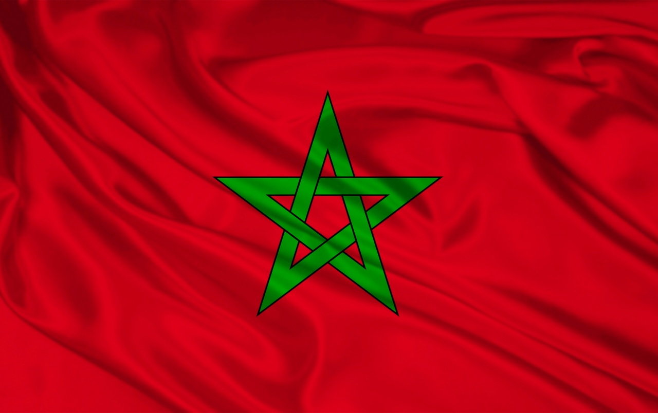 Morocco Flag Wallpaper Stock Photos