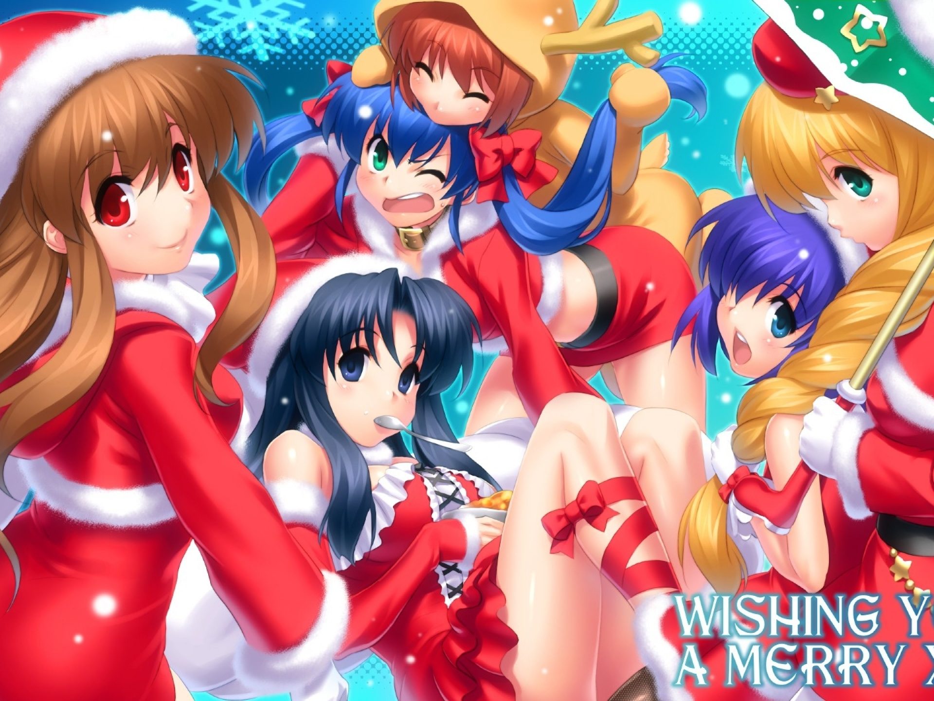 Happy New Year Anime Girl Wallpaper On