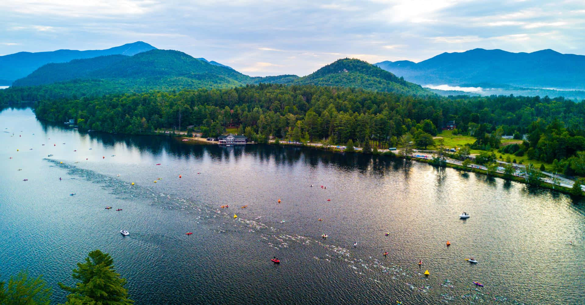 Iron Man Sports In Lake Placid Wallpaper
