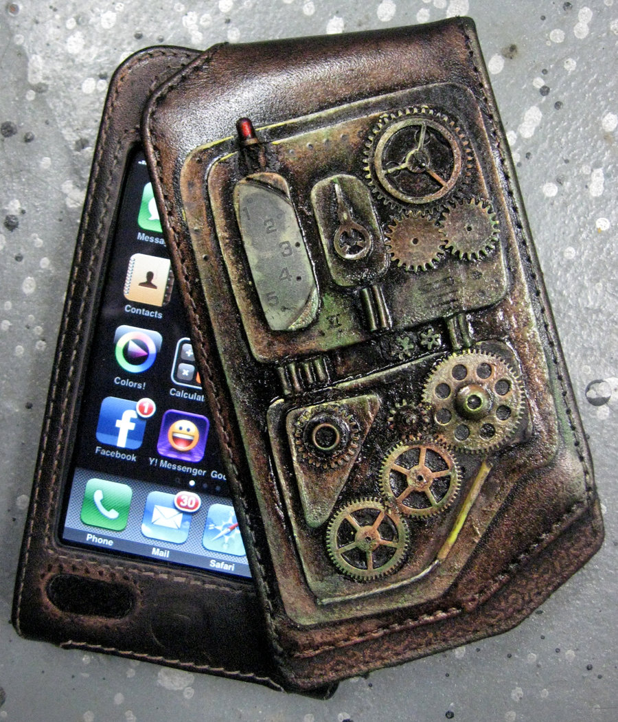 iPhone Case Steampunk Feel By Catbones
