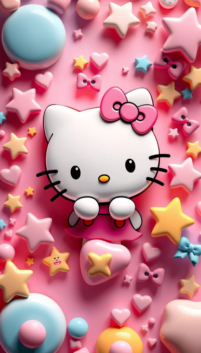 3d Hello Kitty Wallpaper