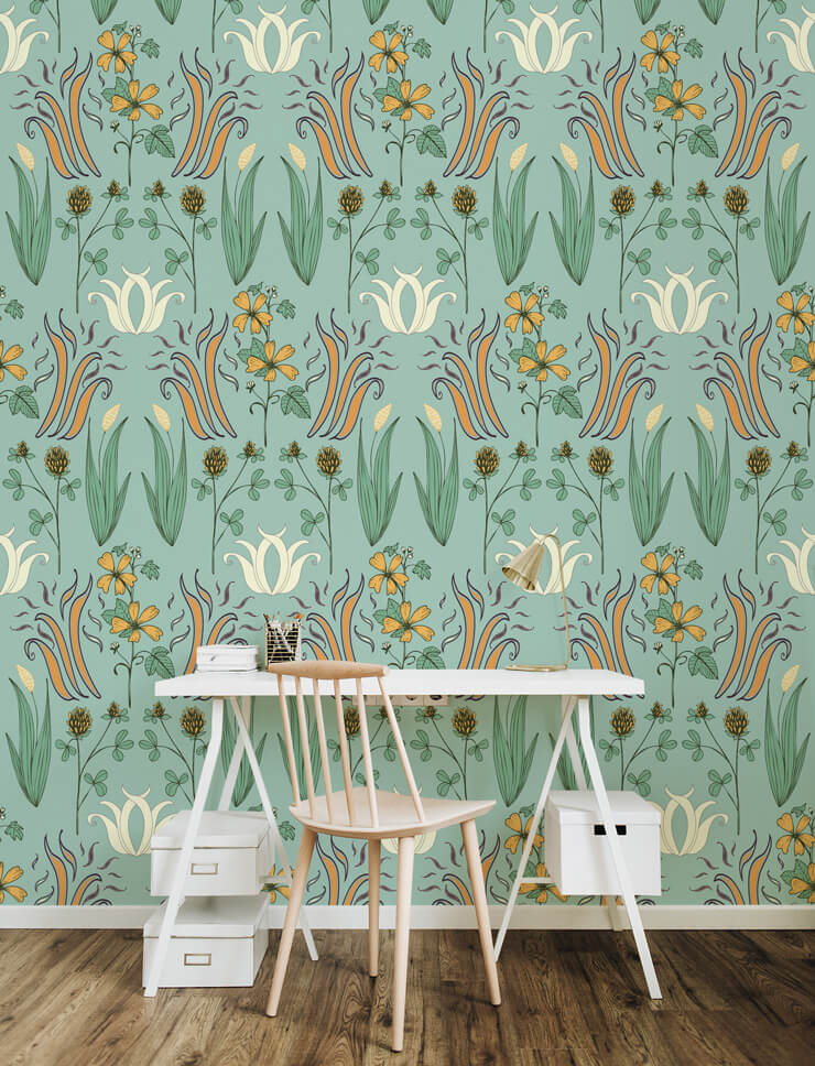 Move Over Art Deco Nouveau Wallpaper Is Here